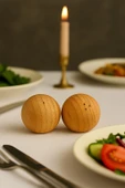 Ivory Ivo-bmb221 Bambu İkili Tuzluk Seti thumbnail 1