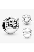 Starwars Usta Yoda Charm 925 Ayar Gümüş thumbnail 2