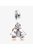 Just Married Wedding Bells Double Dangle thumbnail 1