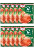 Dr. Oetker Jel Bitkisel Çilek Aromalı 100 gr x 10 Adet thumbnail 1