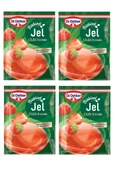 Dr. Oetker Jel Bitkisel Çilek Aromalı 100 gr x 4 Adet thumbnail 1