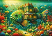 Art Puzzle Balık Ev 1000 Parça 41042 thumbnail 2