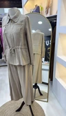 Nuss Pantolonlu Takım 1049 bej thumbnail 8