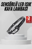Mey İthalat® Sensörlü Şarjlı Type-c Şarj Işıklı Kafa Lambası Kamp Lambası thumbnail 1