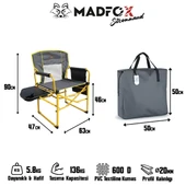 Madfox SitCommand G92 Katlanır Kamp Koltuğu Yellow Graphite thumbnail 4