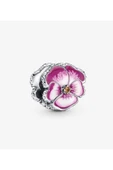 POSEİDONS JEWELLERY Pembe Menekşe Charm thumbnail 3