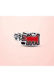 Lovecharm Gümüş Keith Haring Barking Dog Charm thumbnail 1