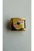 Lovecharm Marka Araba Model Pembe Gold İtalyan Charm thumbnail 2