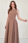Vizon Halter Yaka Kloş Elbise thumbnail 3