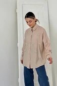 Bej 8 Parça Taşlı Gömlek thumbnail 1