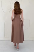 Vizon Halter Yaka Kloş Elbise thumbnail 4