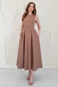 Vizon Halter Yaka Kloş Elbise thumbnail 1