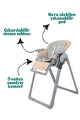 miracool Mastercook Prolux Mama Sandalyesi Bej-Gri thumbnail 5