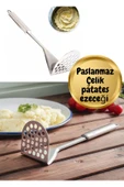 Paslanmaz çelik patates ezici L tipi eğimli thumbnail 1