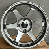4*108*16*7.0 ET25 CH65.1 HYPER SİLVER TE37 JANT * thumbnail 1