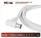 Vcom CV601R 5mt Analog Beyaz Tv Kablosu thumbnail 1