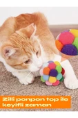 bite pet KEDİ YUMAK TOP PONPON TOP thumbnail 4