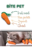 bite pet HAVUÇ ŞEKİLLİ KEDİ NANELİ OYUNCAK thumbnail 1