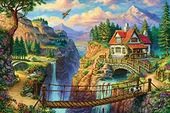 KS Puzzle 500 Parça House On The Cliff thumbnail 2