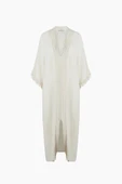 İki Kız Crinkle Keten Kaftan thumbnail 1