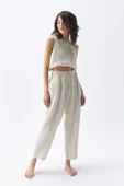 İki Kız Crinkle Slouchy Pantolon thumbnail 2