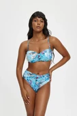 B11049 Boş Kaplı Straplez Bikini Takımı thumbnail 1