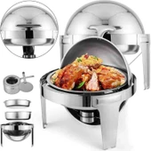 Chafing Dish Roll Top Yuvarlak 6 L (CDC-6) thumbnail 5