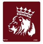 Aslan Kral Stencil Süsleme ve Boyama Kalıbı thumbnail 1