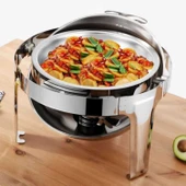 Chafing Dish Roll Top Yuvarlak 6 L (CDC-6) thumbnail 3