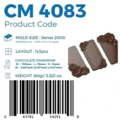 Polikarbon Tablet Çikolata Kalıbı 80 gr | Cm-4083 thumbnail 2