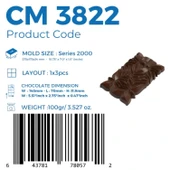 Polikarbon Tablet Çikolata Kalıbı 100 gr | Cm-3822 thumbnail 2