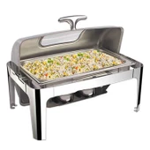 Chafing Dish Roll Top Camlı 9 L (CDR-9C) thumbnail 2