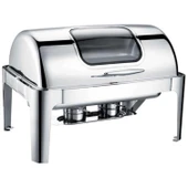 Chafing Dish Roll Top Camlı 9 L (CDR-9C) thumbnail 1