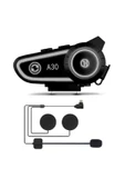 Sarftech A30 2X Eşleşmeli Intercom Motor Kurye Kask Bluetooth Kulaklık thumbnail 2