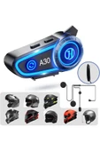 Sarftech A30 2X Eşleşmeli Intercom Motor Kurye Kask Bluetooth Kulaklık thumbnail 1