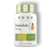 Bromelain 500 Mg Vegan 30 Kapsül thumbnail 1