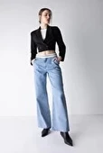 A0486 Geniş Paça Jean Pantolon thumbnail 2