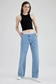 A0486 Geniş Paça Jean Pantolon thumbnail 4