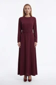 BORDO ELBİSE thumbnail 3