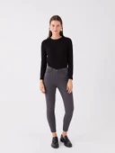 LCWAIKIKI Basic GRİ Slim Fit Kadın Jean Pantolon thumbnail 1