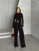 Büzgü Detay Modal Takım Siyah thumbnail 1