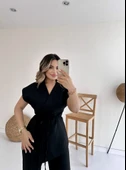Yelekli Pantolonlu Takım Siyah thumbnail 6