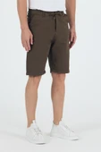 Erkek Slim Fit Keten Chino Şort thumbnail 10