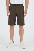 Erkek Slim Fit Keten Chino Şort thumbnail 1