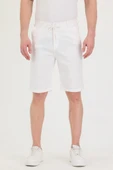 Erkek Slim Fit Keten Chino Şort thumbnail 9