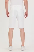 Erkek Slim Fit Keten Chino Şort thumbnail 8