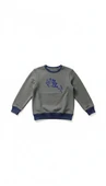 Çocuk Sweatshirt / Logo Baskılı - Vizon thumbnail 2