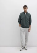 Mavi 066907-33397 Gri Basic Eşofman Altı thumbnail 2