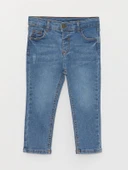 LCW baby İndigo Basic Erkek Bebek Jean Pantolon thumbnail 2