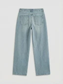 LCW Jeans İndigo Balloon Fit Kadın Jean Pantolon thumbnail 6